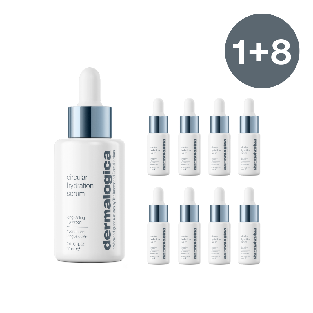 循環注水補濕精華增量裝 circular hydration serum jumbo 1+8 組合