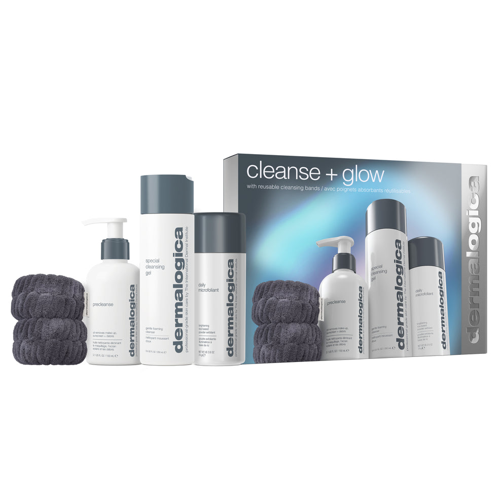 cleanse + glow set (3 full-size + free gift)