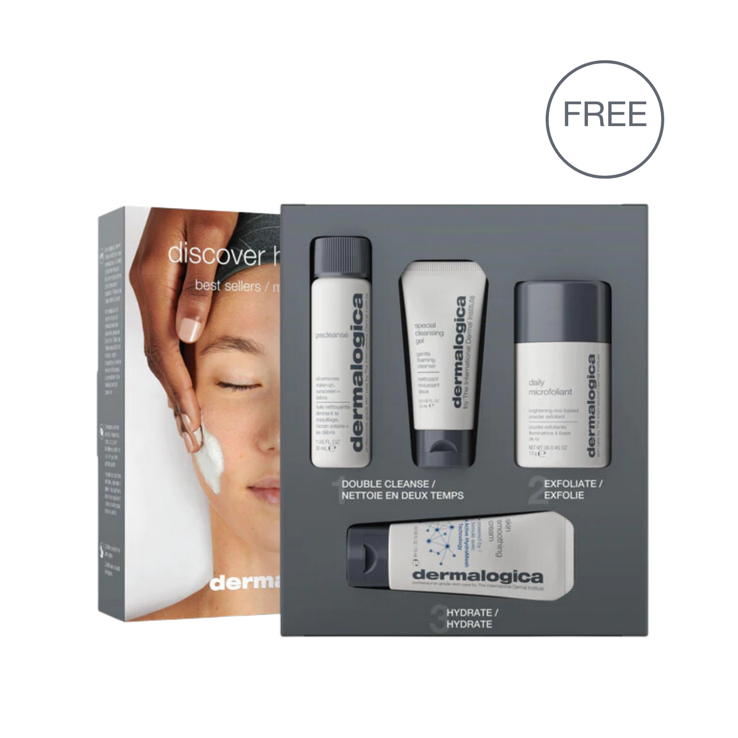 discover healthy skin kit (free gift upon purchase of new innovation)